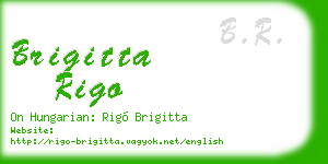 brigitta rigo business card